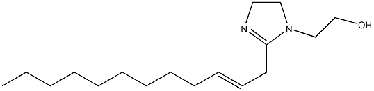 2-(2-Dodecenyl)-2-imidazoline-1-ethanol Structure