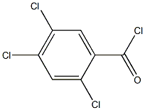 2,4,5-Trichlorobenzoic acid chloride 구조식 이미지