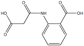 3-(o-Carboxyanilino)-3-oxopropionic acid Structure