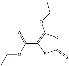 5-Ethoxy-2-thioxo-1,3-oxathiole-4-carboxylic acid ethyl ester Structure