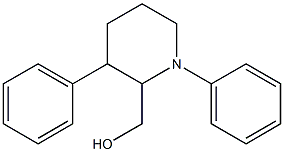 1,3-Diphenylpiperidine-2-methanol 구조식 이미지