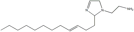 1-(2-Aminoethyl)-2-(3-dodecenyl)-3-imidazoline 구조식 이미지