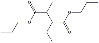Pentane-2,3-dicarboxylic acid dipropyl ester 구조식 이미지