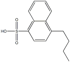 4-Butyl-1-naphthalenesulfonic acid Structure