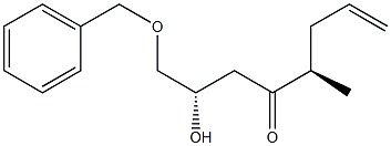 (4R,7S)-4-Methyl-7-hydroxy-8-(benzyloxy)-1-octen-5-one 구조식 이미지