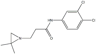 N-(3,4-Dichlorophenyl)-2,2-dimethyl-1-aziridinepropionamide Structure