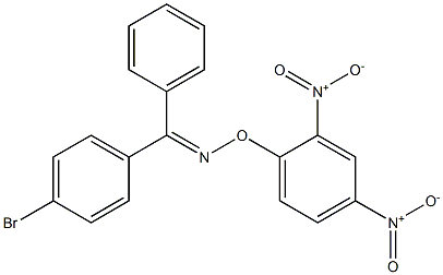 4-Bromobenzophenone O-(2,4-dinitrophenyl)oxime 구조식 이미지