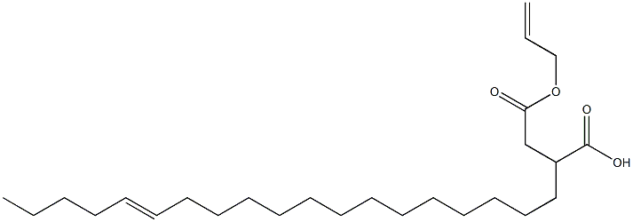 2-(14-Nonadecenyl)succinic acid 1-hydrogen 4-allyl ester 구조식 이미지