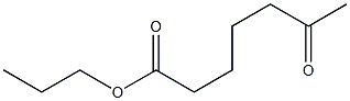 6-Ketoenanthic acid propyl ester 구조식 이미지