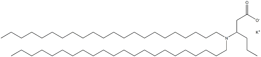 3-(Didocosylamino)hexanoic acid potassium salt 구조식 이미지