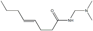 N-[(Dimethylamino)methyl]-4-octenamide 구조식 이미지