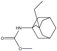 (3-Ethyladamantan-1-yl)carbamic acid methyl ester Structure