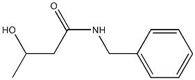 N-Benzyl-3-hydroxybutyramide 구조식 이미지