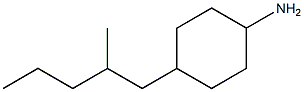 4-(2-Methylpentyl)cyclohexanamine 구조식 이미지