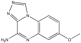 4-Amino-7-methoxy[1,2,4]triazolo[4,3-a]quinoxaline 구조식 이미지