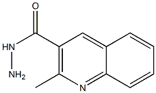 2-Methylquinoline-3-carbohydrazide 구조식 이미지