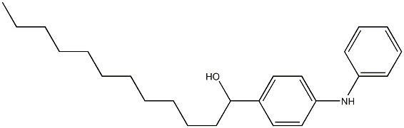 4-(1-Hydroxy-dodecyl)phenylphenylamine Structure