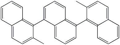 5-(2-Methyl-1-naphtyl)-2'-methyl-1,1'-binaphthalene 구조식 이미지