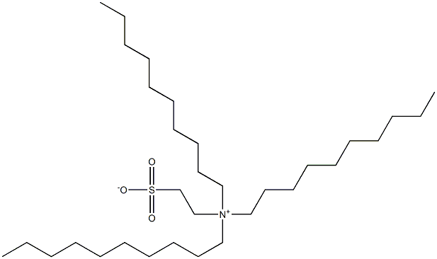 N,N-Didecyl-N-(2-sulfonatoethyl)-1-decanaminium Structure