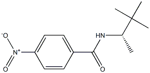 (+)-4-Nitro-N-[(S)-1,2,2-trimethylpropyl]benzamide Structure