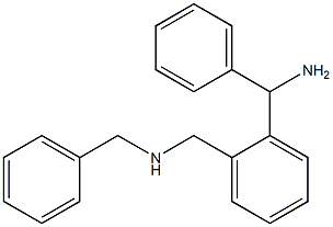 2-[(Amino)(phenyl)methyl]-N-benzylbenzenemethanamine Structure