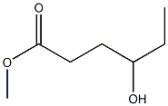 4-Hydroxyhexanoic acid methyl ester Structure