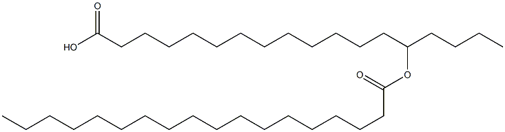 14-Stearoyloxystearic acid 구조식 이미지