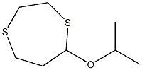 5-Isopropoxy-1,4-dithiepane Structure