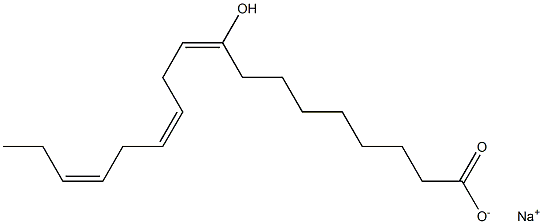 9-Hydroxylinoleic acid sodium salt 구조식 이미지