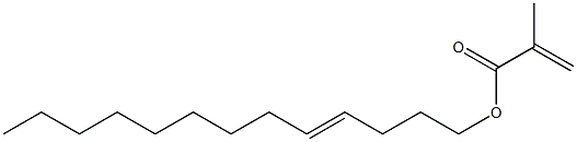 Methacrylic acid (4-tridecenyl) ester Structure