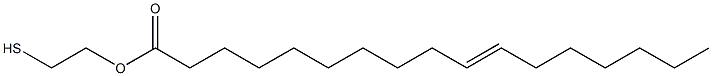 10-Heptadecenoic acid 2-mercaptoethyl ester 구조식 이미지