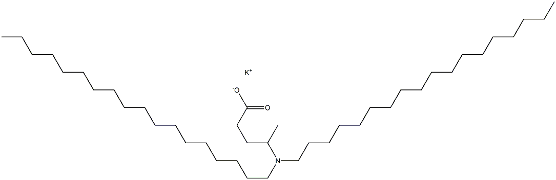 4-(Dioctadecylamino)valeric acid potassium salt Structure