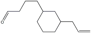 4-[3-(2-Propenyl)cyclohexyl]butanal Structure