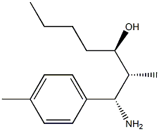 (1S,2R,3R)-1-Amino-2-methyl-1-p-tolylheptan-3-ol Structure