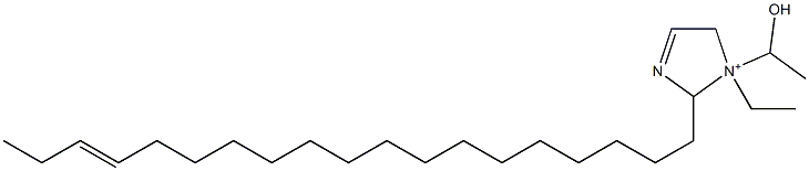 1-Ethyl-1-(1-hydroxyethyl)-2-(16-nonadecenyl)-3-imidazoline-1-ium 구조식 이미지