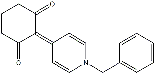 1,4-Dihydro-4-(2,6-dioxocyclohexan-1-ylidene)-1-benzylpyridine 구조식 이미지