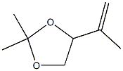 2,2-Dimethyl-4-isopropenyl-1,3-dioxolane 구조식 이미지