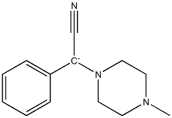 Phenyl(4-methyl-1-piperazinyl)cyanomethanide 구조식 이미지