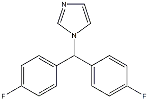 1-[Bis(4-fluorophenyl)methyl]-1H-imidazole Structure