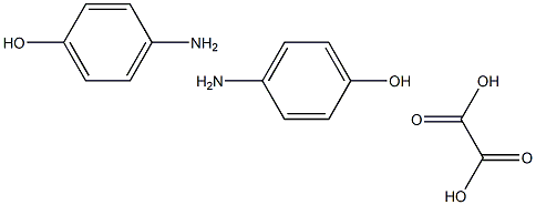 Bis(4-aminophenol)oxalate 구조식 이미지
