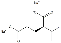 [R,(-)]-2-Isopropylglutaric acid disodium salt 구조식 이미지