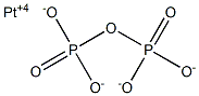 Diphosphoric acid platinum(IV) salt Structure