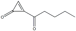 3-Pentanoyl-2-cyclopropen-1-one Structure