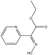 2-(2-Pyridinyl)-2-(hydroxyimino)acetic acid ethyl ester 구조식 이미지
