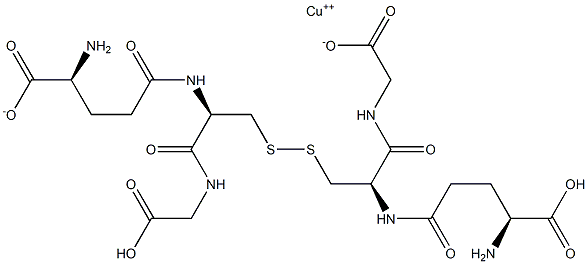 Glutathione copper salts Structure