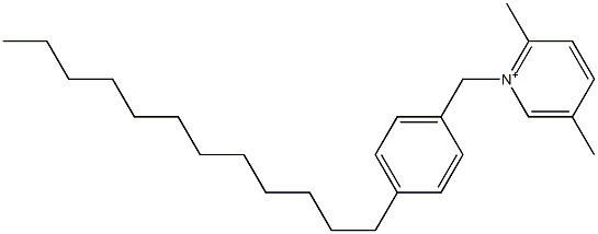 1-(4-Dodecylbenzyl)-2,5-dimethylpyridinium 구조식 이미지