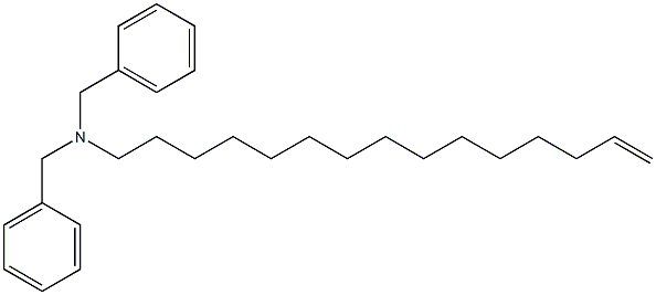 (14-Pentadecenyl)dibenzylamine 구조식 이미지