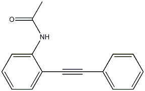N-Acetyl-2-(phenylethynyl)aniline 구조식 이미지