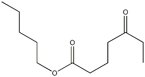 5-Oxoheptanoic acid pentyl ester 구조식 이미지