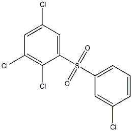 2,3,5-Trichlorophenyl 3-chlorophenyl sulfone Structure
